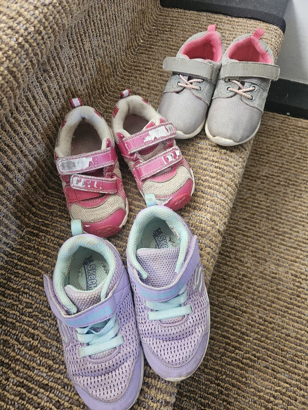 Toddler Girl Size 7 Shoe Sneaker Runner Bundle Lot